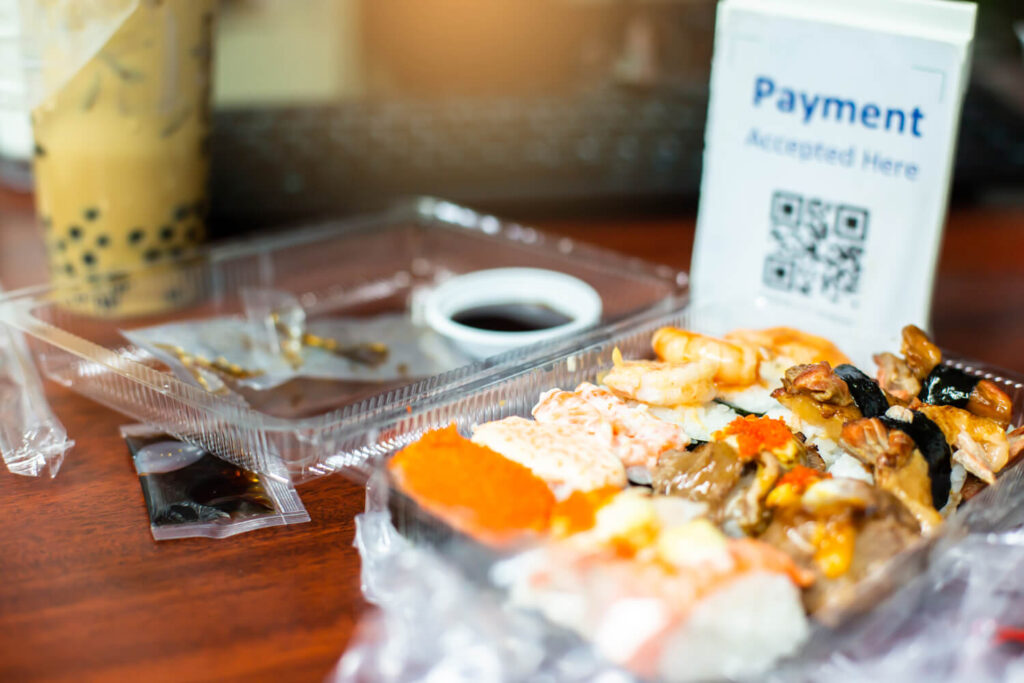 high-angle-view-food-plate-table