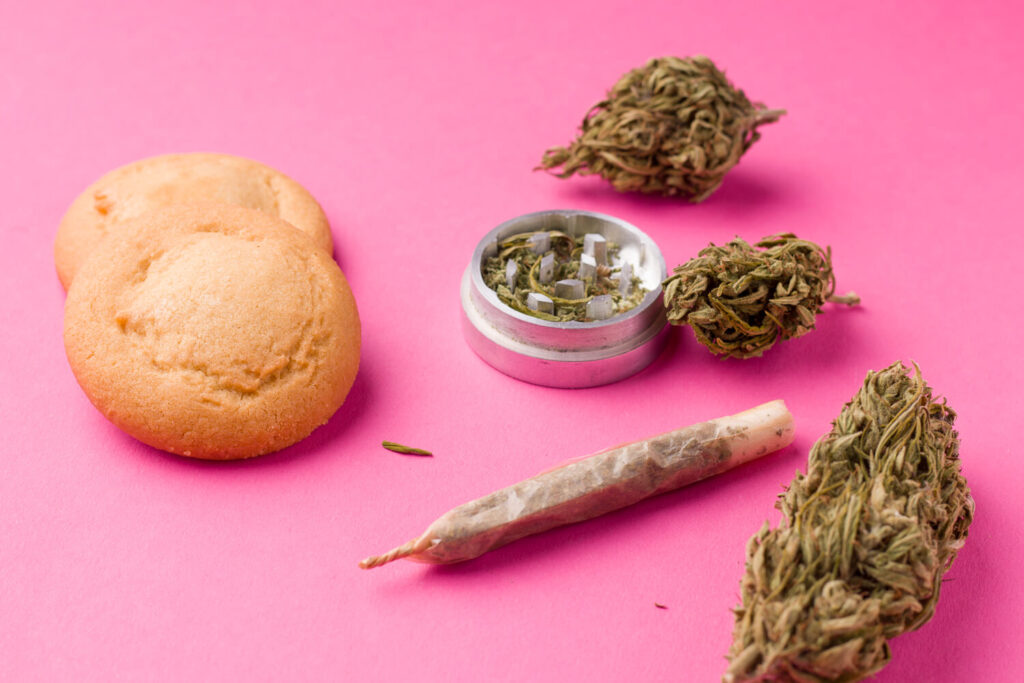 marijuana-pink-background