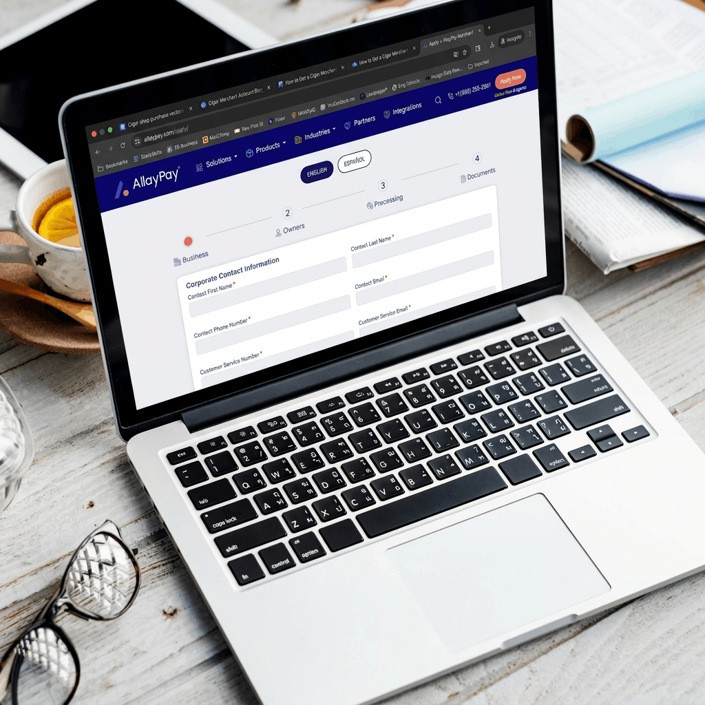 allaypay-web-form-opned-in-browser